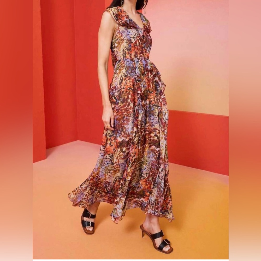 Marie Oliver Jayda Dress in Foliage